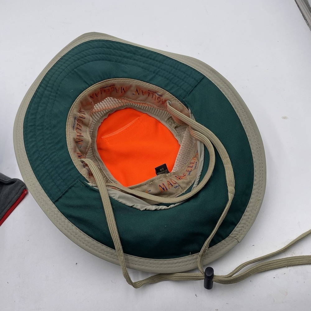 Magellan Bucket Boonie Hat Neck Flap Air Flow Tan Small Medium Cleaned Sun - Picture 9 of 11